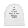 poodle lover Baby Beanies