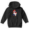 mario licking toad Youth Hoodie