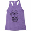 born to die, world a fuck Racerback Tank