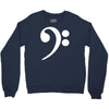 bass cleff funny Crewneck Sweatshirt