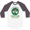 silver shamrock 3/4 Sleeve Shirt