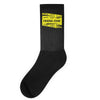 danger danger friend zone funny slogan Socks