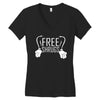 free shrugs Women's V-Neck T-Shirt