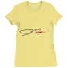 jake paul signature Ladies Fitted T-Shirt