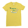 drink pee Ladies Fitted T-Shirt
