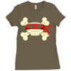 ninja pirate jolly roger Ladies Fitted T-Shirt