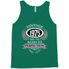 vintage quality without compromise 1975 aged to perfection Tank Top