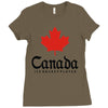 canada ice hockey Ladies Fitted T-Shirt