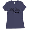 belly dance geek choose your own style dark Ladies Fitted T-Shirt