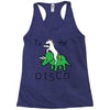 To The Disco (Unicorn Riding Triceratops) Racerback Tank