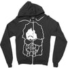 snow man Zipper Hoodie