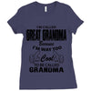 I&rsquo;m Called Great Grandma Because I&rsquo;m Way Too Cool To Be Called Gra Ladies Fitted T-Shirt