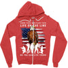 Honor Those Who Place Their Life On The Line Zipper Hoodie