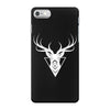 deer head vector white logo iPhone 7 Case