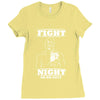 Fight Night Ladies Fitted T-Shirt