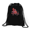 mushroom eater Drawstring Bags