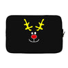 reindeer face novelty christmas Laptop sleeve