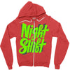 night shift Zipper Hoodie