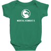 mortal kombat x dragon game logo Baby Bodysuit