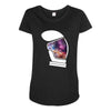 Astranout Helmet Maternity Scoop Neck T-shirt