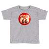 route 66 sign distressed, ideal birthday gift or present Toddler T-shirt