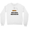 what would macgyver do tshirt funny 80s tv show tee dean richard ander Crewneck Sweatshirt