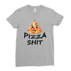 pizza shit Ladies Fitted T-Shirt
