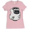 mickey beer Ladies Fitted T-Shirt