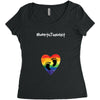 Worth The Wait Baby Foot Women's Triblend Scoop T-shirt