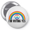 I Am Voting Yes Pin-back button