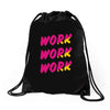 work work Drawstring Bags