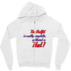 no outfit. Zipper Hoodie