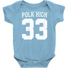 polk high Baby Onesie
