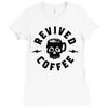revived by coffee Ladies Fitted T-Shirt