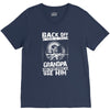 Back Off I Have A Crazy Grandpa And I am not Afraid To Use Him V-Neck Tee