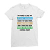My Mind is Like My internet Browser i Have 19 Tabs Open 3 Are Frozen A Ladies Fitted T-Shirt