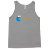 funny 80s pacman cookie monster retro gaming Tank Top