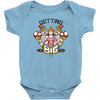 peach's gym Baby Bodysuit