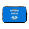 Super Cool Grandson Of A Freaking Awesome Pop Pop Laptop sleeve