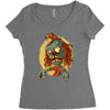 zombie new Women's Triblend Scoop T-shirt