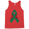 liver ribbon and rose Tank Top