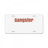 gangster License Plate