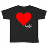 Besties Heart Family Matching Toddler T-shirt