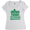 hungover tomorrow best trending Women's Triblend Scoop T-shirt