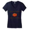 due in october Women's V-Neck T-Shirt