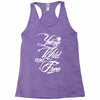young wild and free new Racerback Tank