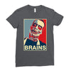 zombie poster, ideal birthday gift or present Ladies Fitted T-Shirt