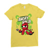 angry ninja and co Ladies Fitted T-Shirt