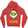 may cristmas be with you yoda Zipper Hoodie
