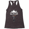 fortnite dab (white) Racerback Tank